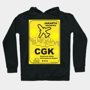 CGK Jakarta airport code Hoodie